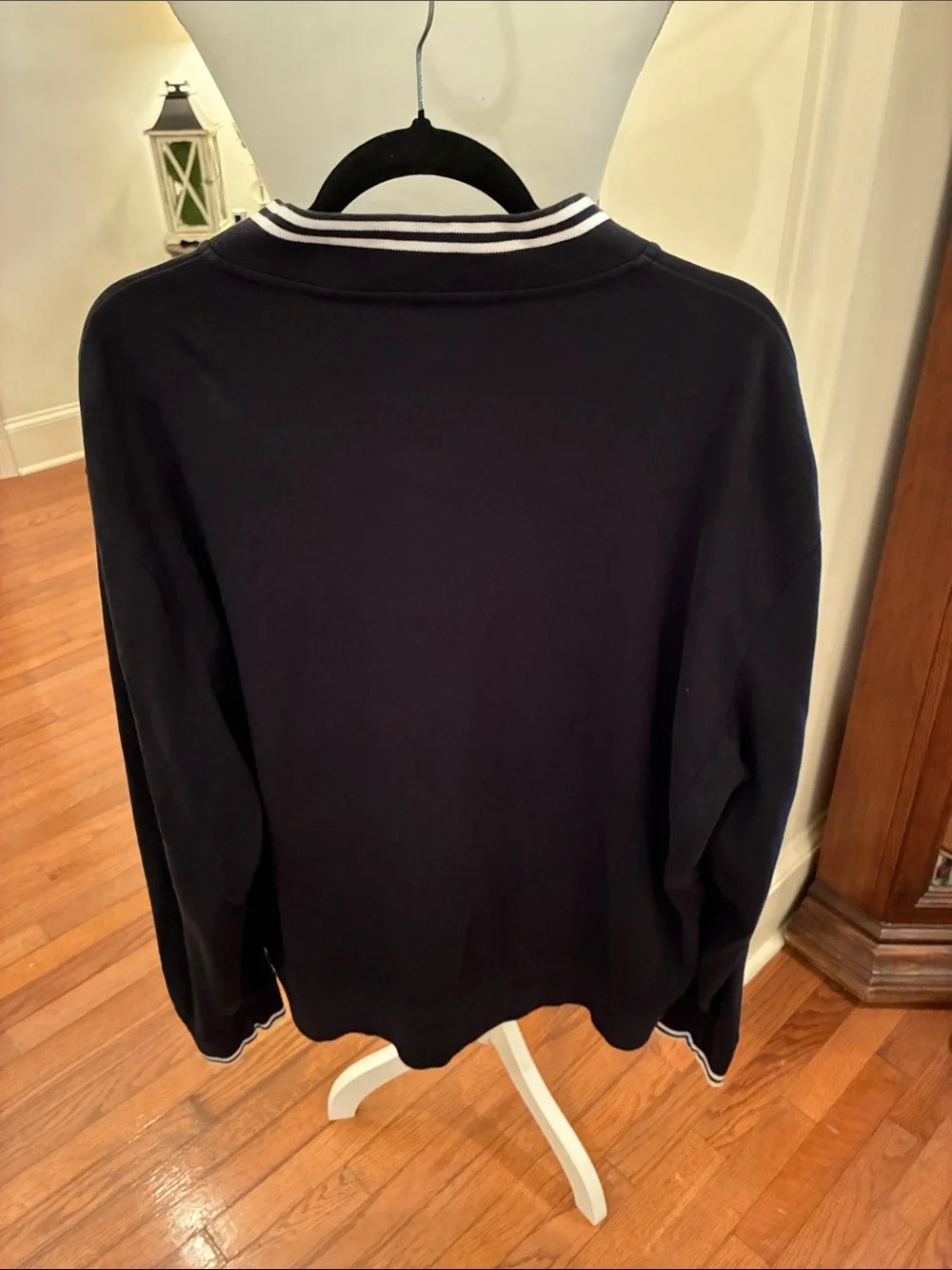 Polo by Ralph Lauren Black Zip-Up Bomber with Red Pony